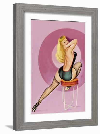 Beauty Parade Magazine; Oh! Purple-Peter Driben-Framed Art Print