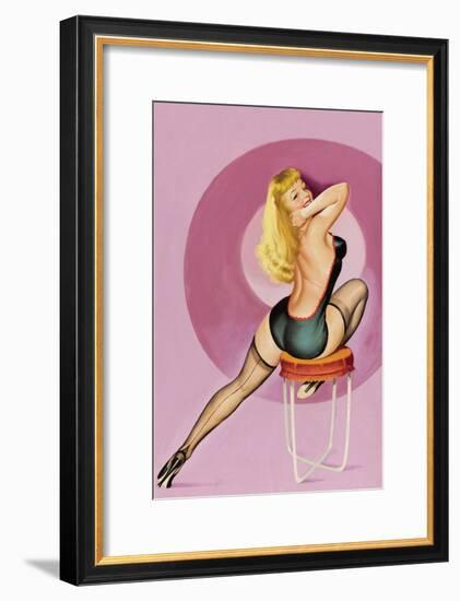 Beauty Parade Magazine; Oh! Purple-Peter Driben-Framed Art Print