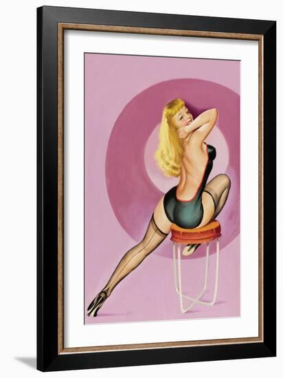 Beauty Parade Magazine; Oh! Purple-Peter Driben-Framed Art Print