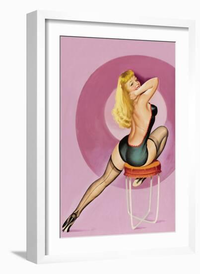 Beauty Parade Magazine; Oh! Purple-Peter Driben-Framed Premium Giclee Print