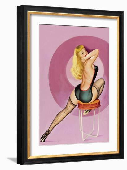 Beauty Parade Magazine; Oh! Purple-Peter Driben-Framed Premium Giclee Print