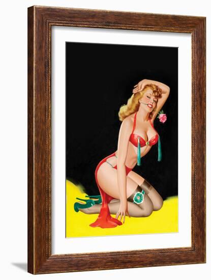 Beauty Parade Magazine; Rose-Peter Driben-Framed Art Print