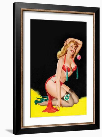 Beauty Parade Magazine; Rose-Peter Driben-Framed Art Print