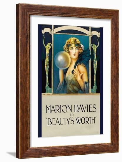 Beauty's Worth-null-Framed Art Print