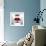 Beauty Sexy Lips with Heart Shape Paint. Love Concept. Kiss-Subbotina Anna-Framed Photographic Print displayed on a wall