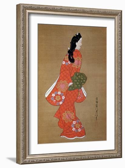 Beauty-Hishikawa Moronobu-Framed Giclee Print