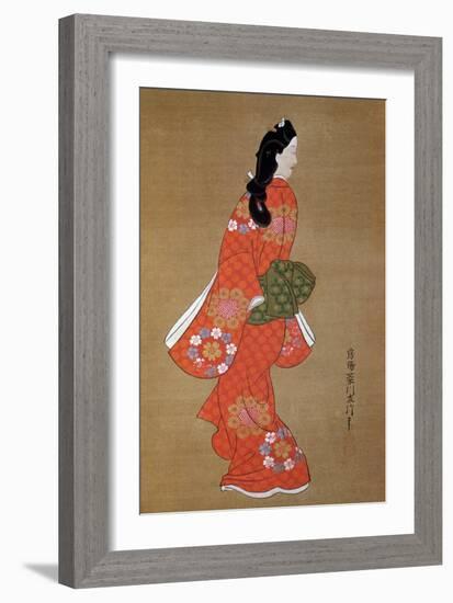 Beauty-Hishikawa Moronobu-Framed Giclee Print