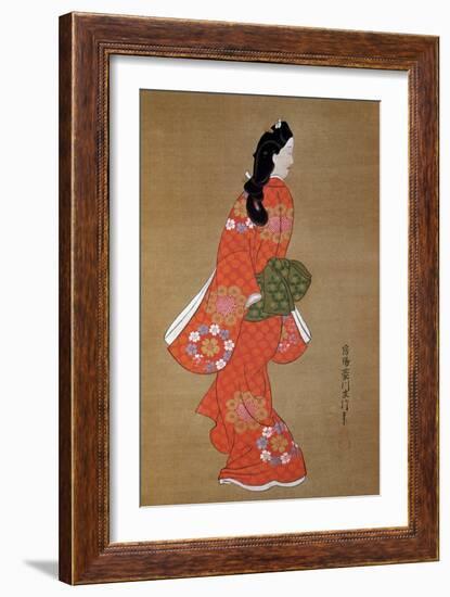 Beauty-Hishikawa Moronobu-Framed Giclee Print