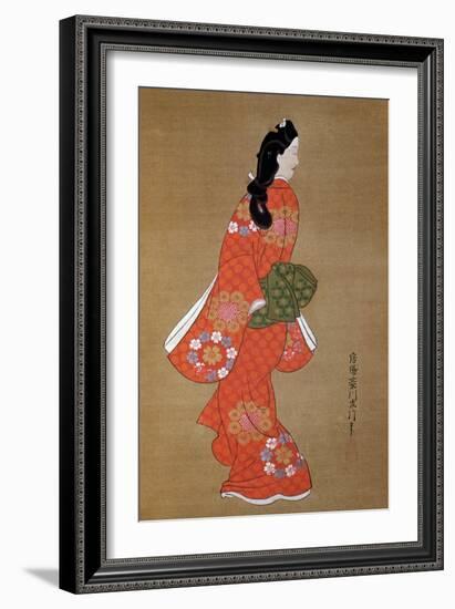 Beauty-Hishikawa Moronobu-Framed Giclee Print