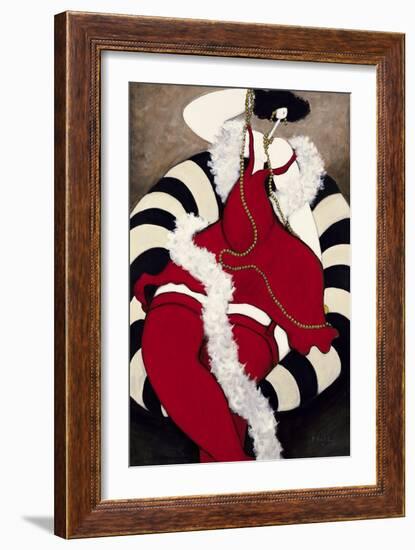 Beaux Cheveux-Michel Boulet-Framed Giclee Print