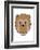 Beaver - Animaru Cartoon Animal Print-Animaru-Framed Giclee Print