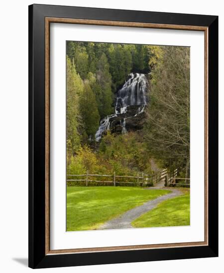 Beaver Brook falls in Colebrook, New Hampshire, USA-Jerry & Marcy Monkman-Framed Photographic Print