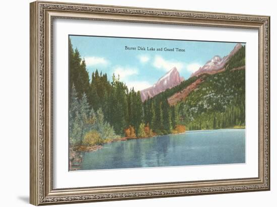 Beaver Dick Lake, Grand Teton-null-Framed Art Print