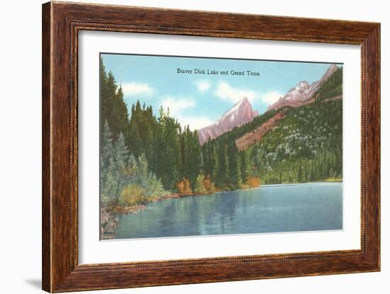 Beaver Dick Lake, Grand Teton-null-Framed Art Print