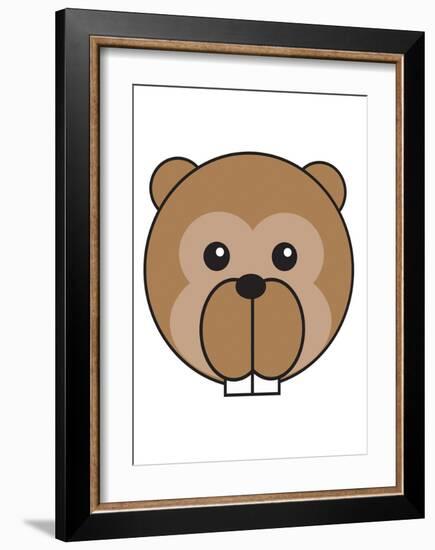 Beaver--Framed Art Print