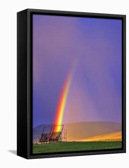 Beaverhaed Haystack in Rainbow, Big Hole Valley, Montana, USA-Chuck Haney-Framed Premier Image Canvas