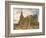 Bebington Church, 1869 (Oil on Board)-William Huggins-Framed Giclee Print