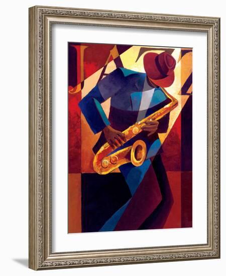 Bebop-Keith Mallett-Framed Art Print