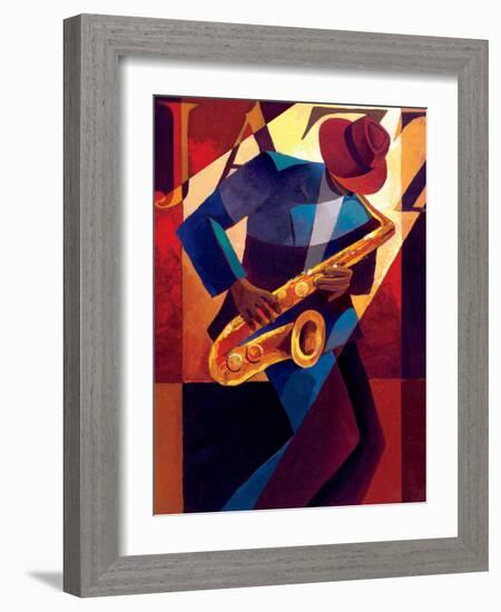 Bebop-Keith Mallett-Framed Art Print