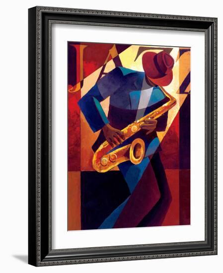 Bebop-Keith Mallett-Framed Art Print