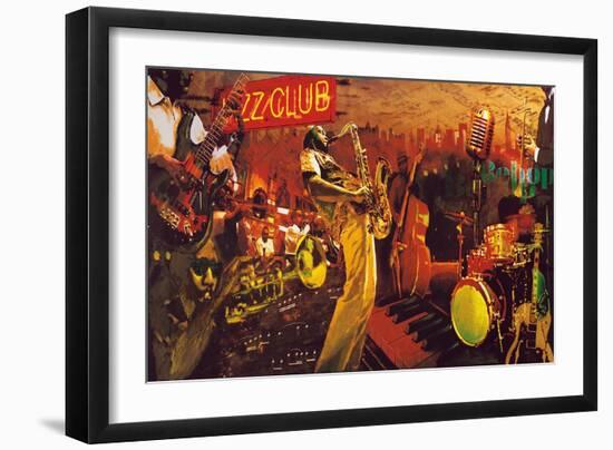 Bebop-Tyler Burke-Framed Art Print