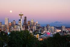 Seattle Skyline at Dusk-beboy-Photographic Print