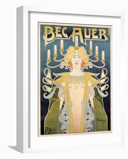 Bec Auer, 1896-Henri Privat-Livemont-Framed Giclee Print