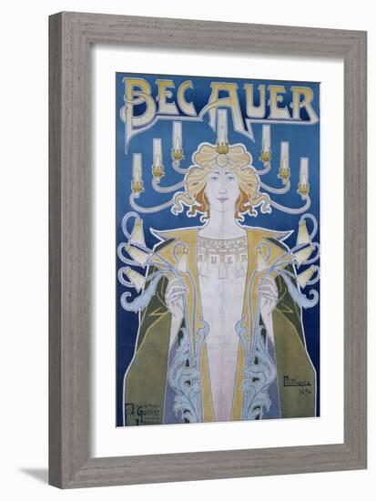 Bec Auer, Belgium, 1896-Privat Livemont-Framed Giclee Print