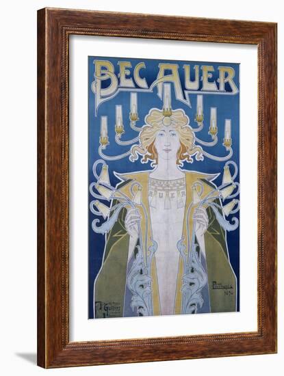 Bec Auer, Belgium, 1896-Privat Livemont-Framed Giclee Print