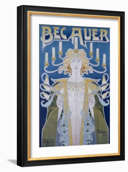 Bec Auer, Belgium, 1896-Privat Livemont-Framed Giclee Print