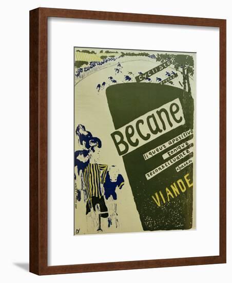 Bécane (Affiche) (Bécane, Poster), c.1894-Edouard Vuillard-Framed Giclee Print