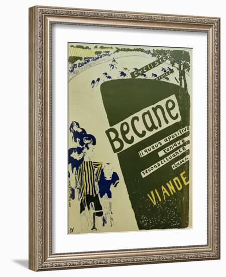 Bécane (Affiche) (Bécane, Poster), c.1894-Edouard Vuillard-Framed Giclee Print