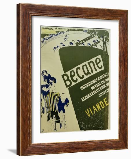 Bécane (Affiche) (Bécane, Poster), c.1894-Edouard Vuillard-Framed Giclee Print