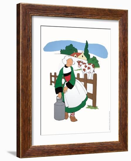 Becassine a la campagne-Unknown-Framed Art Print