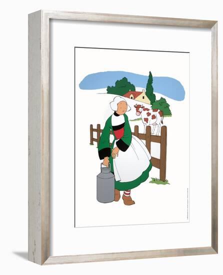 Becassine a la campagne-Unknown-Framed Art Print