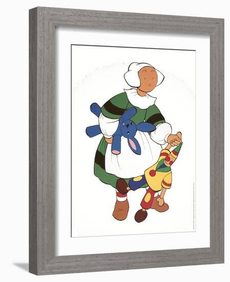 Becassine et ses amis-Unknown-Framed Art Print