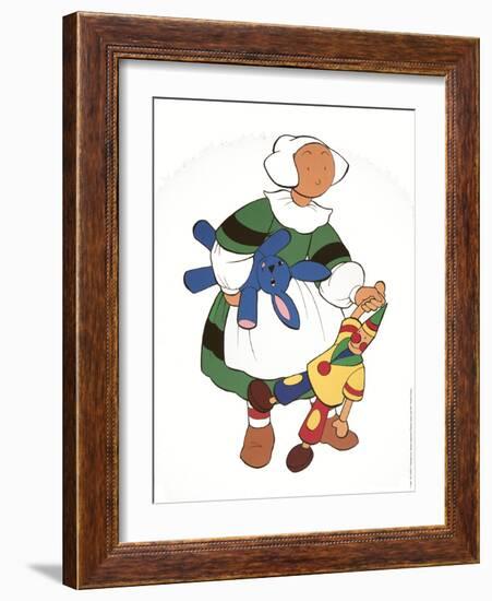 Becassine et ses amis-Unknown-Framed Art Print