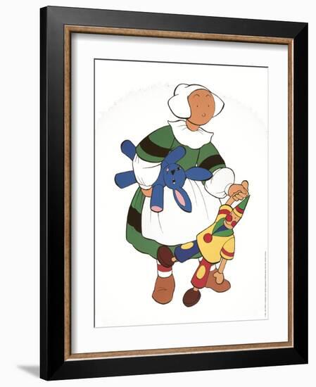 Becassine et ses amis-Unknown-Framed Art Print