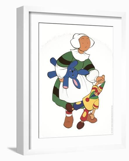 Becassine et ses amis-Unknown-Framed Art Print