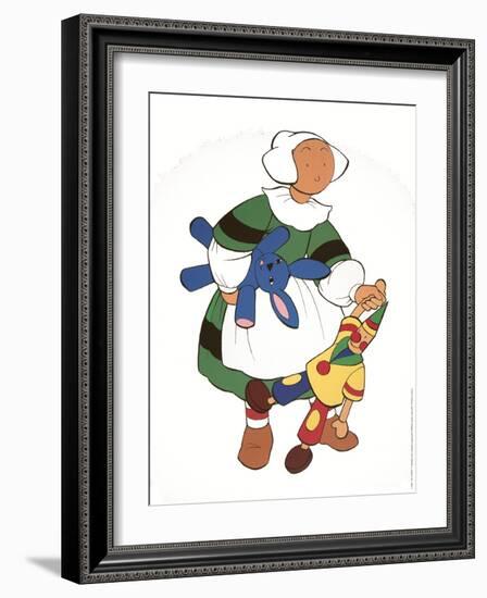 Becassine et ses amis-Unknown-Framed Art Print