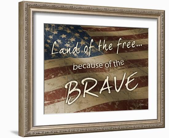 Because of the Brave-Diane Stimson-Framed Art Print