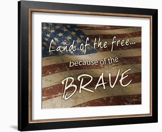 Because of the Brave-Diane Stimson-Framed Art Print