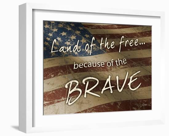 Because of the Brave-Diane Stimson-Framed Art Print