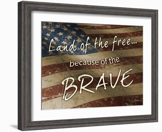 Because of the Brave-Diane Stimson-Framed Premium Giclee Print