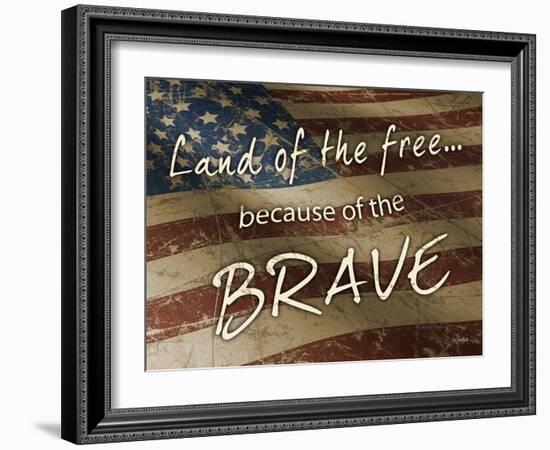 Because of the Brave-Diane Stimson-Framed Premium Giclee Print