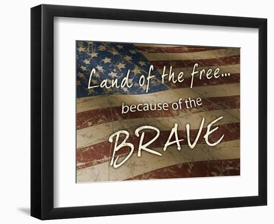 Because of the Brave-Diane Stimson-Framed Art Print