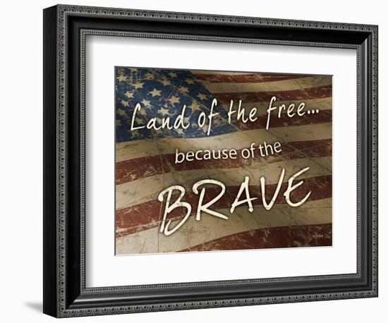 Because of the Brave-Diane Stimson-Framed Art Print