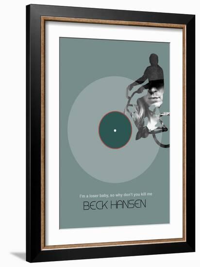 Beck Poster-NaxArt-Framed Art Print