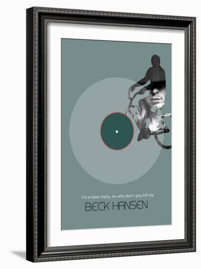 Beck Poster-NaxArt-Framed Art Print