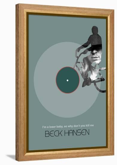 Beck Poster-NaxArt-Framed Stretched Canvas